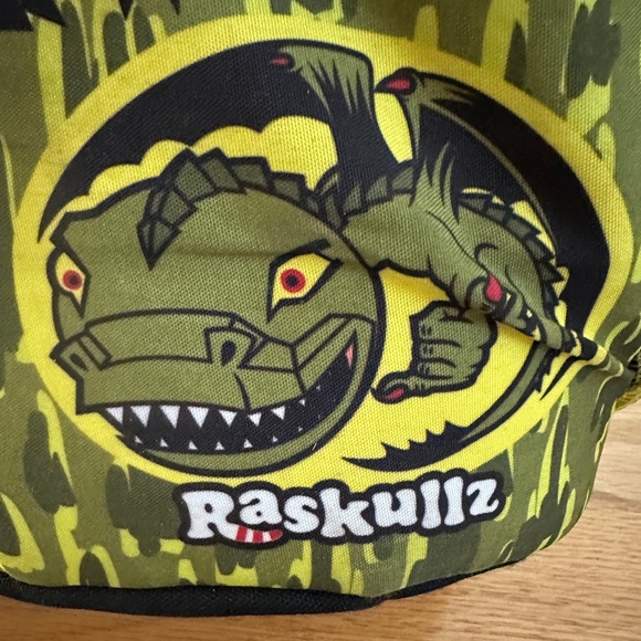 Raskullz Radgon Green Dinosaur Kids Backpack - Picture 2 of 15
